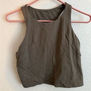 Olive Green Lululemon Women's Sleeveless Top